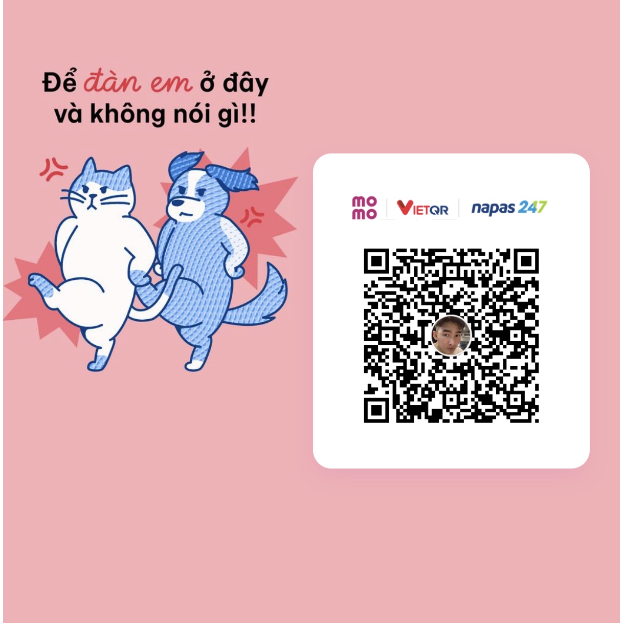 Quét MoMo để ủng hộ